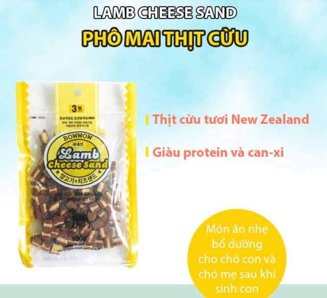 SNACK BOWWOW HÀN QUỐC CHO CÚN