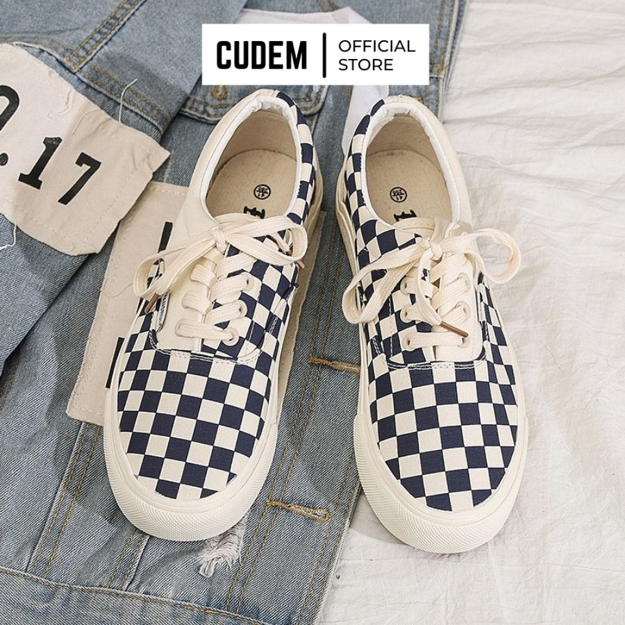 Giày van caro dây buộc nam nữ vault old skool full box tặng kèm hộp bảo vệ