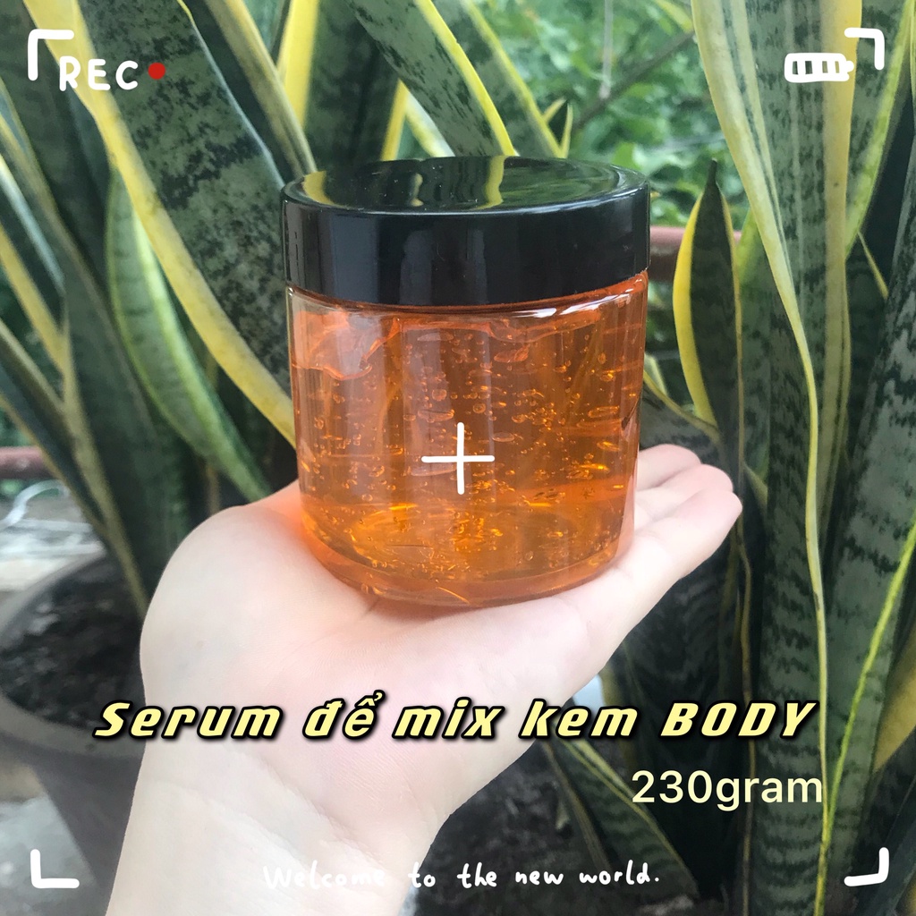 Serrum để mix vào Kem  Body Cốt (loại đặc) 230gram