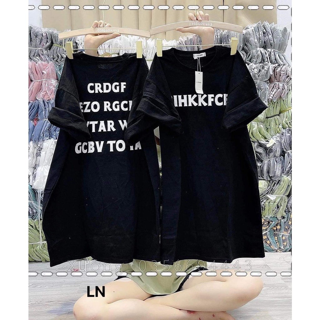 [ÁO THUN] Áo phông cổ tròn tay lỡ fomr thụng in chữ 2 mặc nam nữ mặc đẹp (38P-LN)