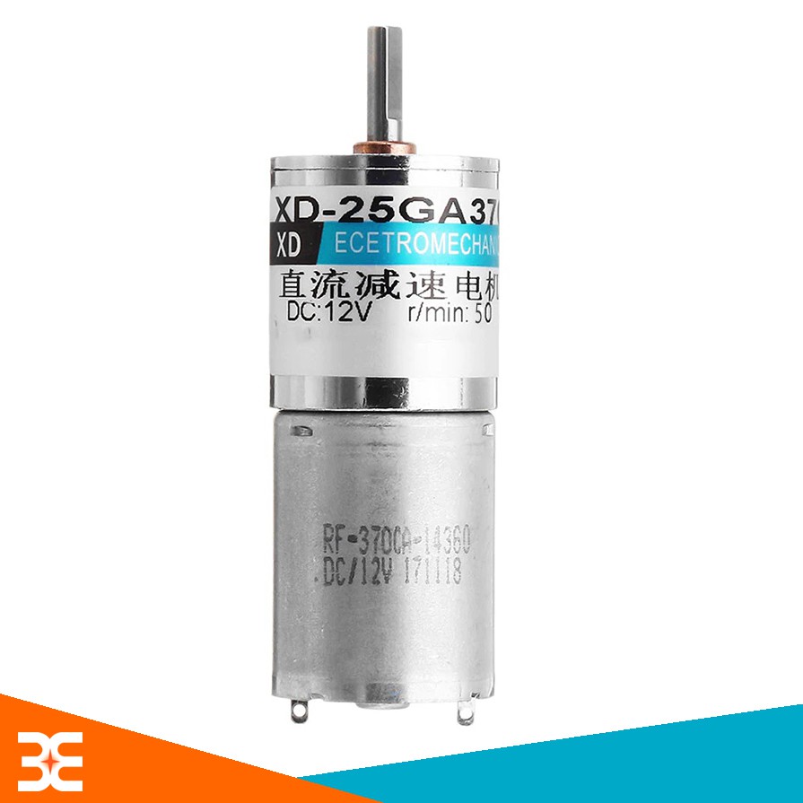 Động Cơ Giảm Tốc XD-25GA370 12VDC 5W 0.3A