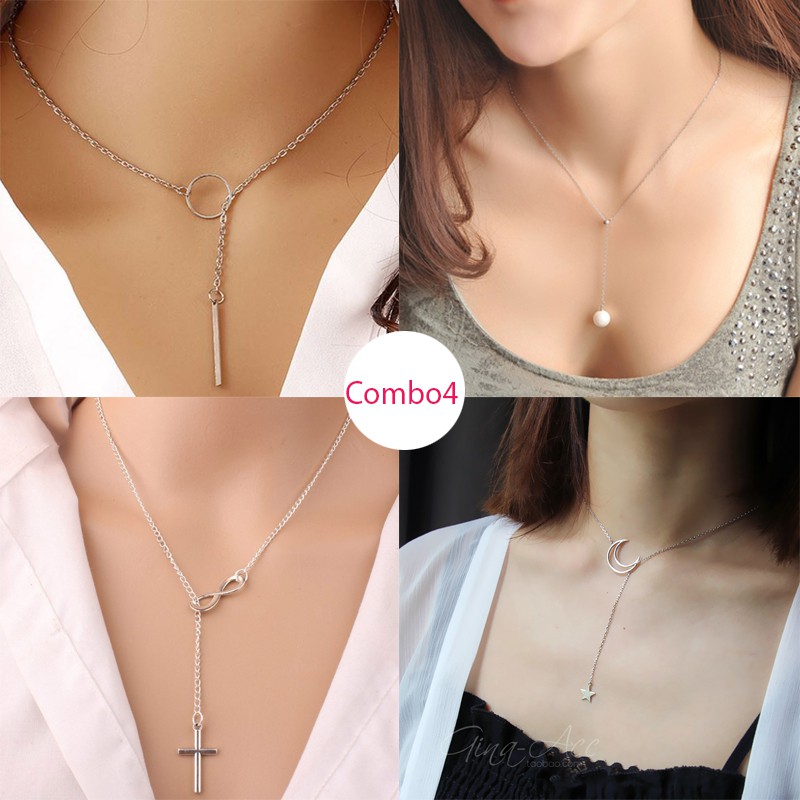 Combo 4 Vòng cổ hàn quốc