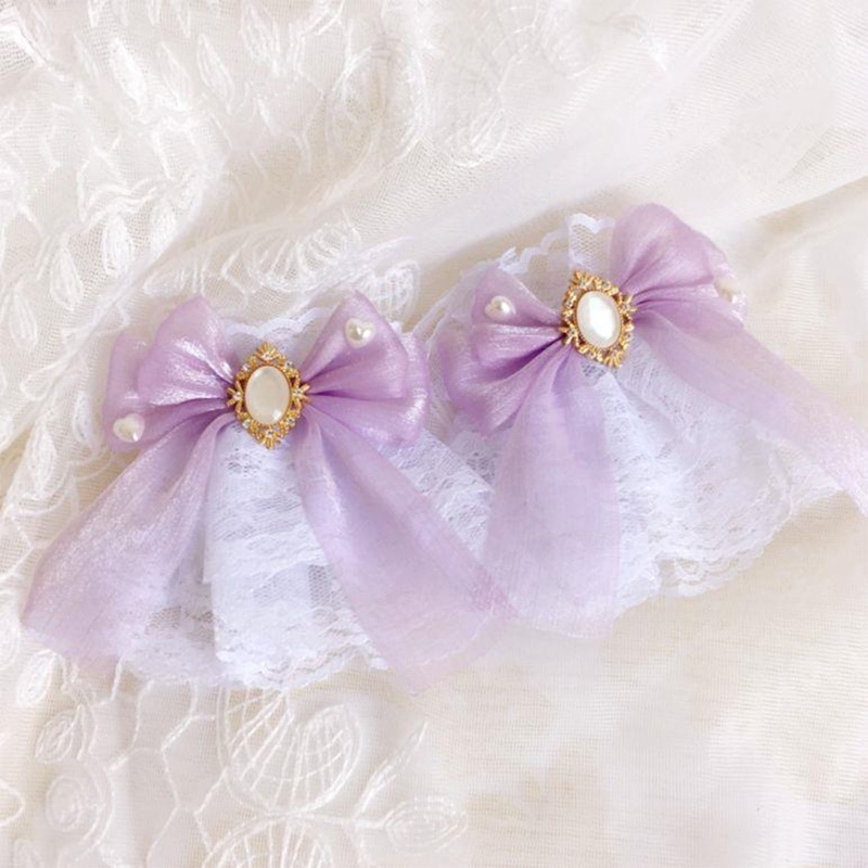 Vòng Đeo Tay Hóa Trang Lolita Phối Ren Chống Trượt