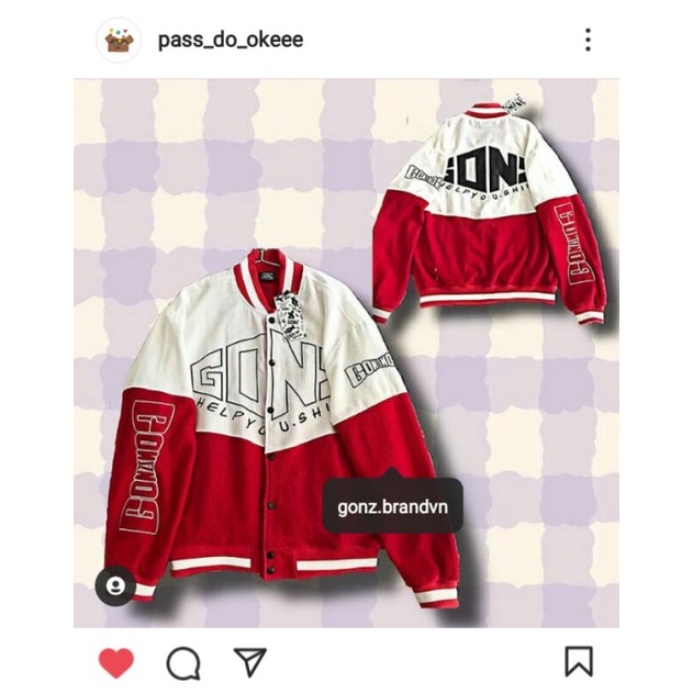 [NEW TAG BỌC] Varsity GONZ Pass Local brand