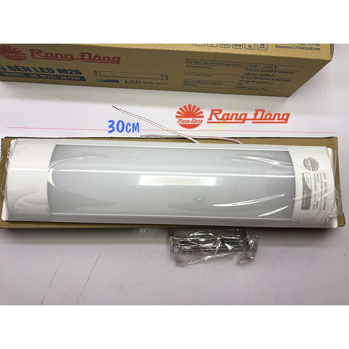 Đèn Tuýp LED Bán Nguyệt Rạng Đông M26 dài 0.3m, công suất 9W - Bảo hành 24 tháng