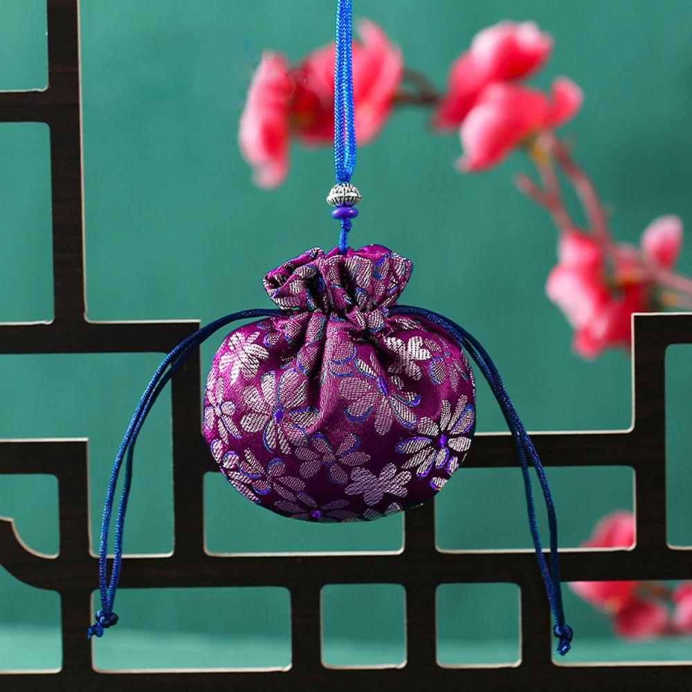 ANEMONE Túi Thơm Màu Trơn Phong Cách Trung Hoa Cổ Điển Thời Trang Cho Nữ