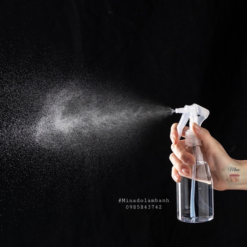 Bình nhựa Xịt nước 200ml