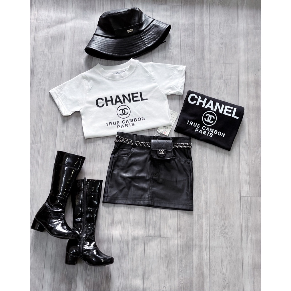 Áo thun chanel cho bé , áo thun unisex hàng  cao cấp , Kid_genZ