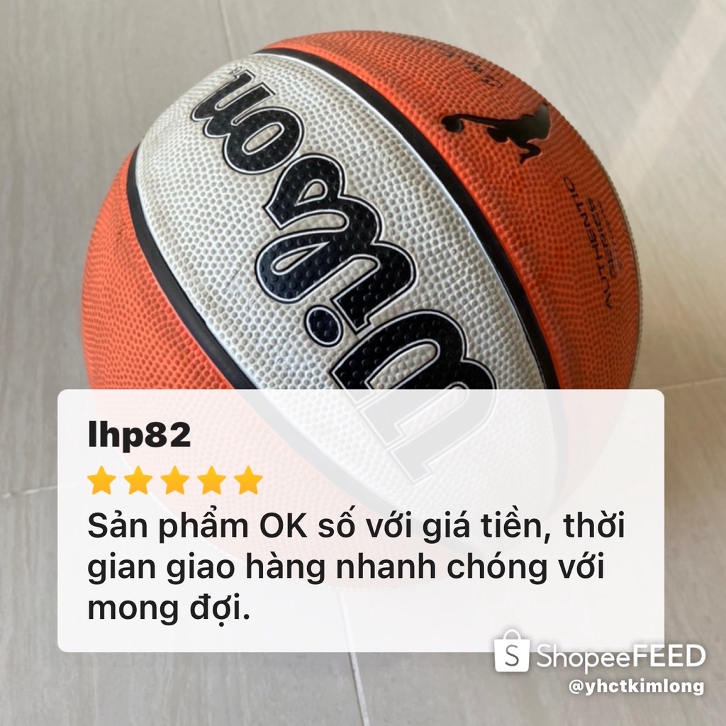 Bóng rổ Size 5 Wilson, Tarmak, Chance Hàng Việt Nam Xuất Khẩu Bền Đẹp Chơi Sân Ngoài Trởi Trong Nhà Cho Trẻ Em Người Lớn