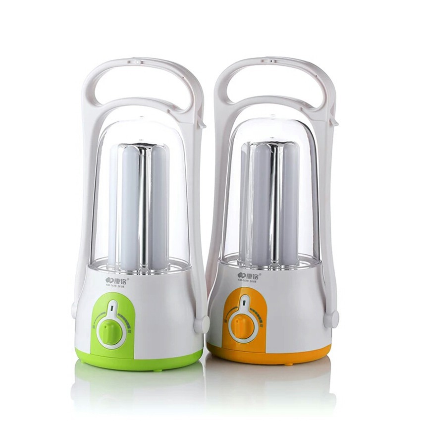 [ Siêu rẻ ] Đèn tích điện kiêm sạc pin dự phòng KM-7679