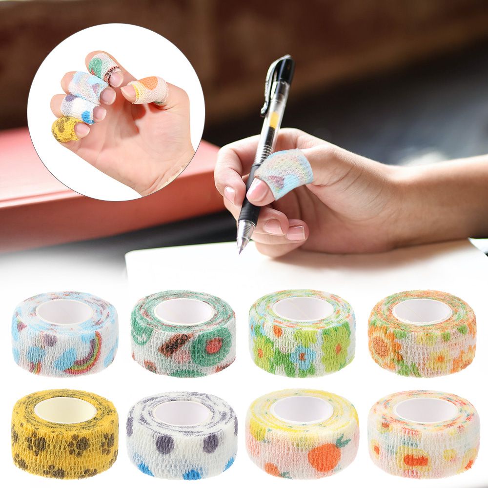 Băng quấn đầu gối/cổ chân co giãn họa tiết hoạt hình nhiều màu sắc