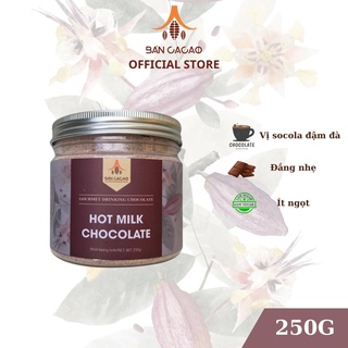 Bột socola nóng- Cacao sữa Bản cacao - Hot milk chocolate - thức uống đậm vị sô cô la