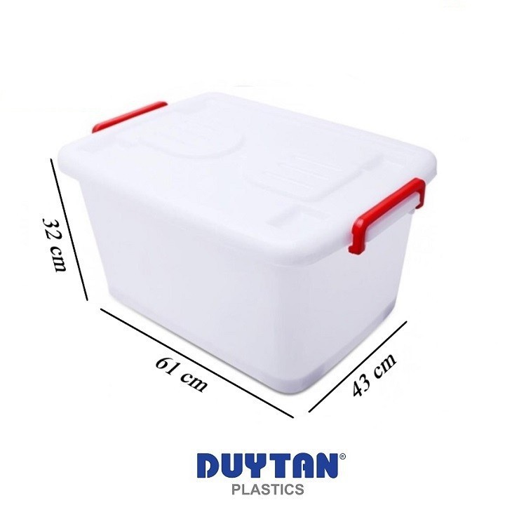 THÙNG NHỰA VUÔNG BÁNH XE ĐẨY ĐỰNG  QUẦN ÁO DUY TÂN DUNG TÍCH 15L-30L-55L-90L-120L-140L- GIAO NHANH 1H