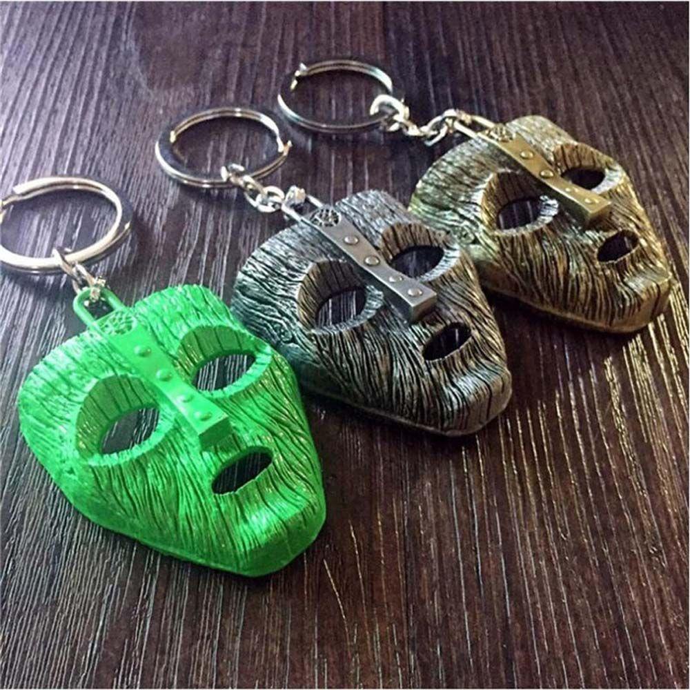 LANFY Jim Carrey Móc Chìa Khóa Mini Hình Mặt Nạ Chaveiro Phong Cách Punk Halloween