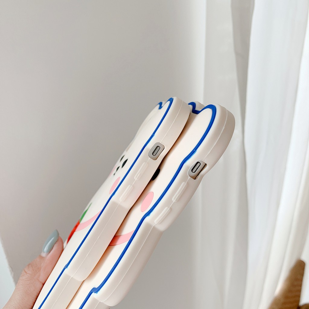Ốp Điện Thoại Silicon Mềm Hình Gấu Dâu Tây Dễ Thương Cho iphone 7 8 X XS XR XS max 7Plus 8Plus 11 11 pro 11 pro max 12 mini 12 pro max