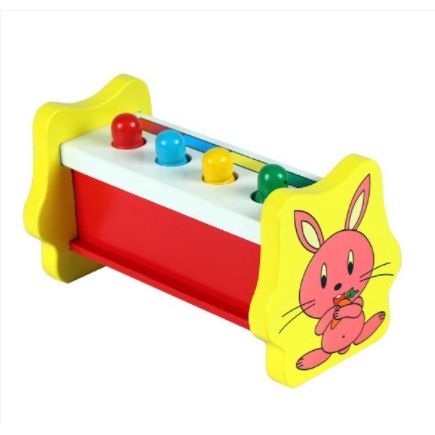 Đồ chơi bộ đập chuột gỗ hình thú cho bé - Đồ chơi gỗ thông minh montessori giúp bé phát triển trí tuệ