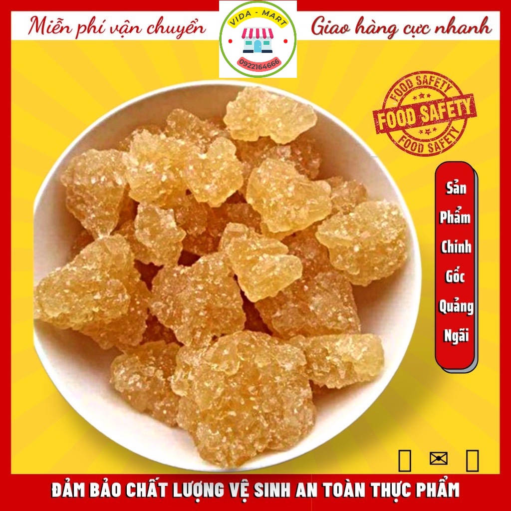 Đường Phèn Vàng Nguyên Chất Quảng Ngãi 1kg Nguyên Chất  SP002838