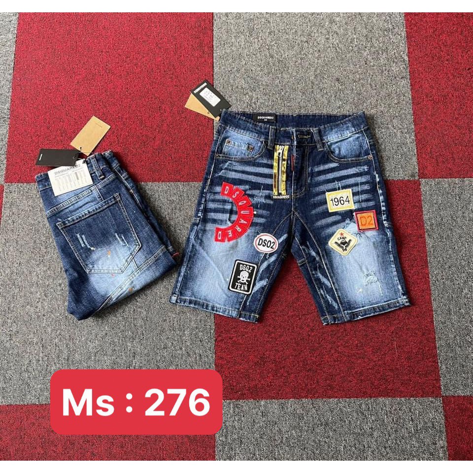 [Mã FAMAYMA giảm 10K đơn 50K] QUẦN SHORT JEAN CO GIÃN, IN CHỮ ĐỘC ĐÁO PHONG CÁCH THỜI TRANG DT.SHOP89