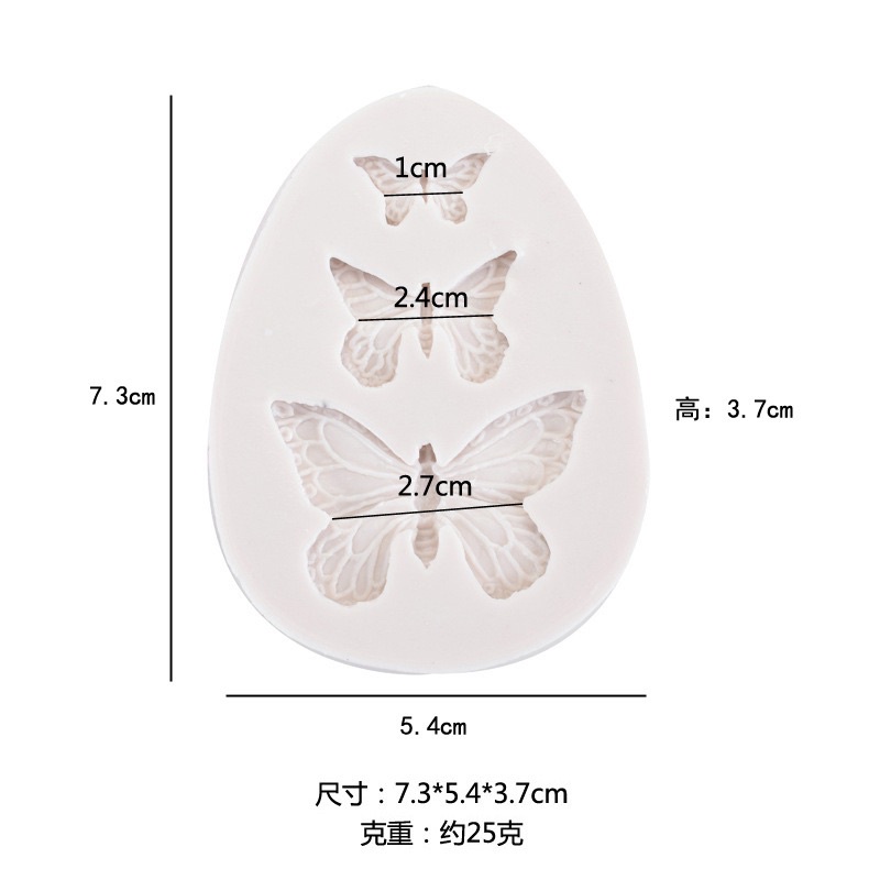 silicon trang trí bánh