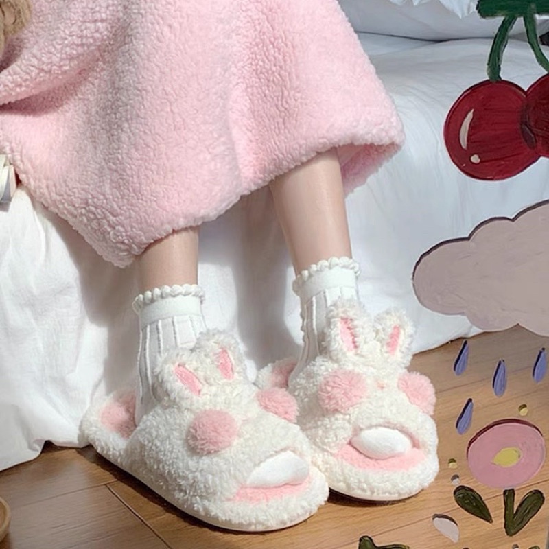 Dép bông,dép đi trong nhà dễ thương phong cách Ulzzang