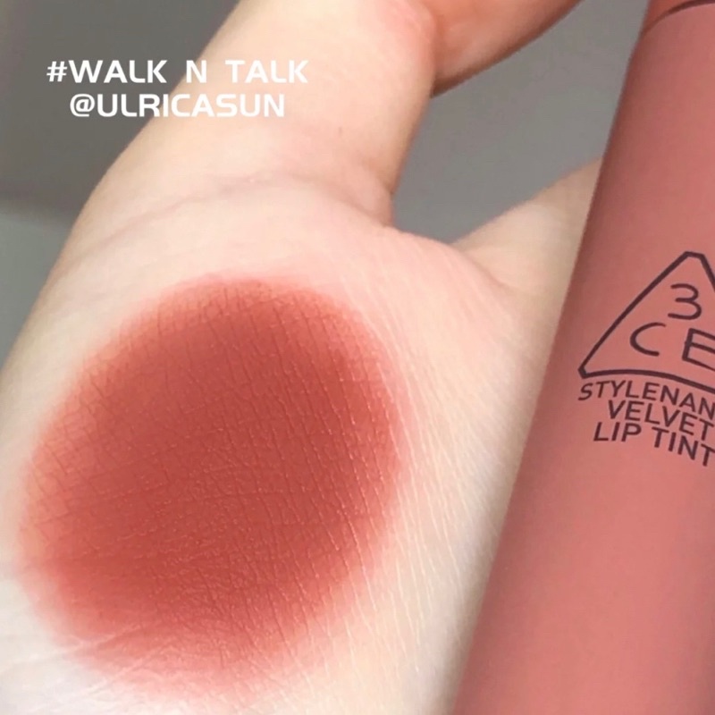 Son 3CE Stylenada Velvet Lip Tint #Walk In Talk - Nâu Đào