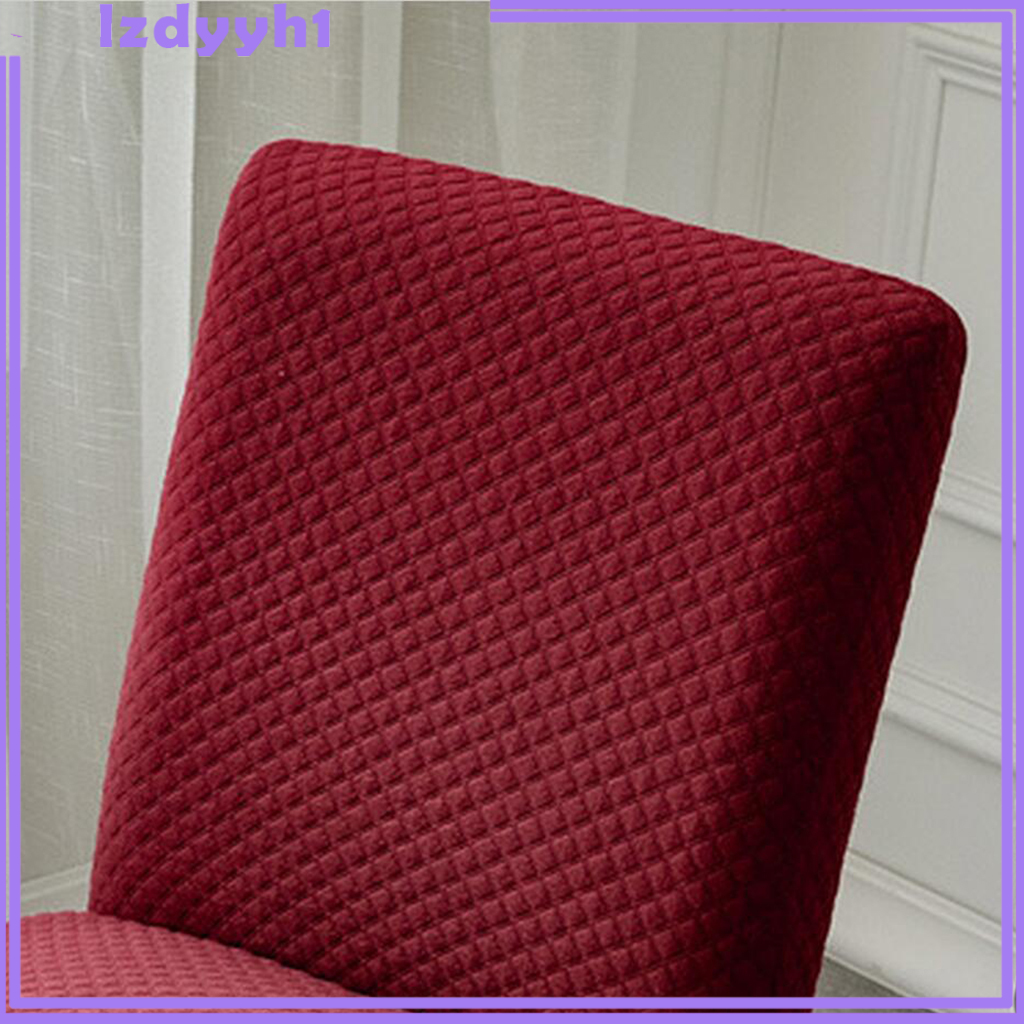 JoyDIY Knitted One-piece Dining Room Chair Cover Slipcover Protector  Purple