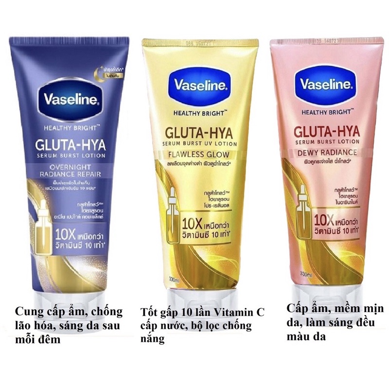 [Mã SKAMLTSM9 giảm 10% đơn 99K] Sữa Dưỡng Thể Vaseline Perfect Serum 50X Tuýp 320ml