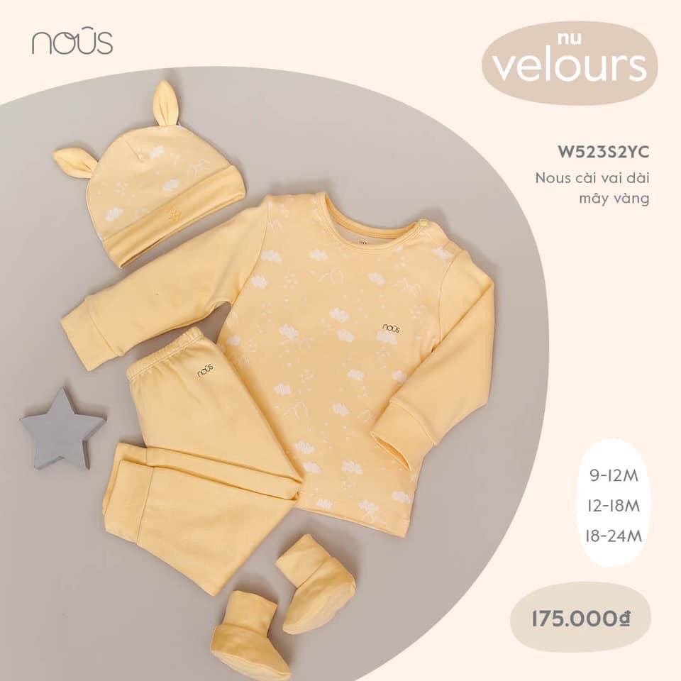 Sale Bộ nous cài vài nỉ dài tay