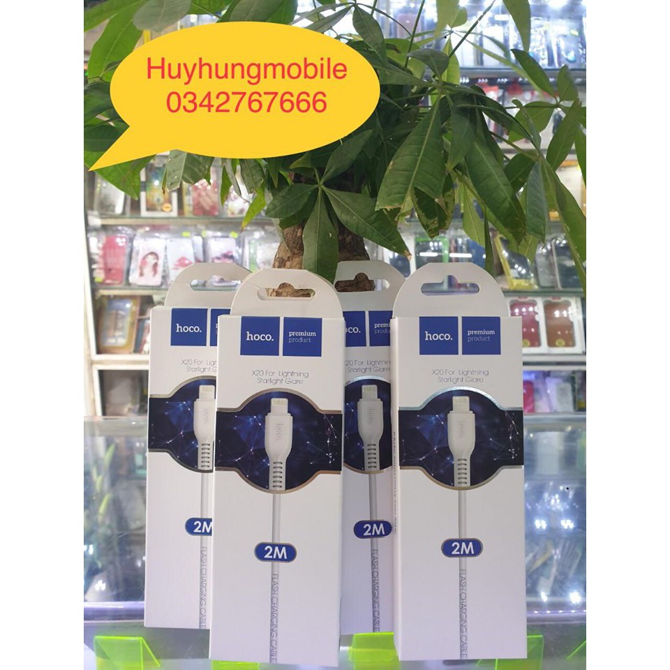 Cáp Sạc Nhanh Hoco. X20 dài 2m dầu ra Cổng type-c/Lightning/Micro - Chính Hãng dành cho iphone