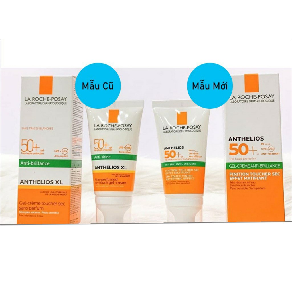 Kem Chống Nắng La Roche Posay Anthelios Dry Touch Gel-Cream ❤ Mẫu mới 2021❤ SPF50 Cho Da Dầu, Nhay Cả.m ÚC