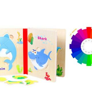 Sách gỗ ghép hình