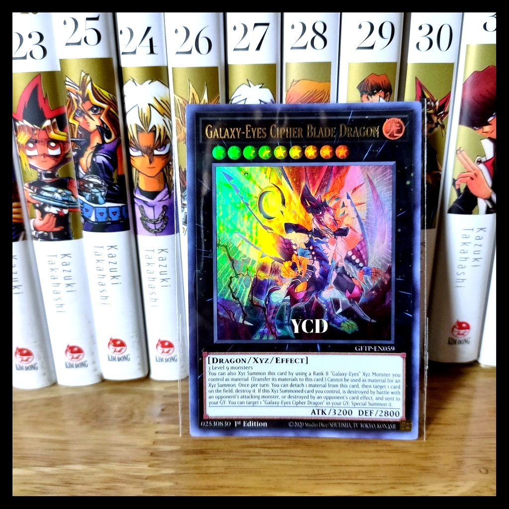 Thẻ bài yugioh chính hãng Galaxy-Eyes Cipher Blade Dragon - Ultra Rare