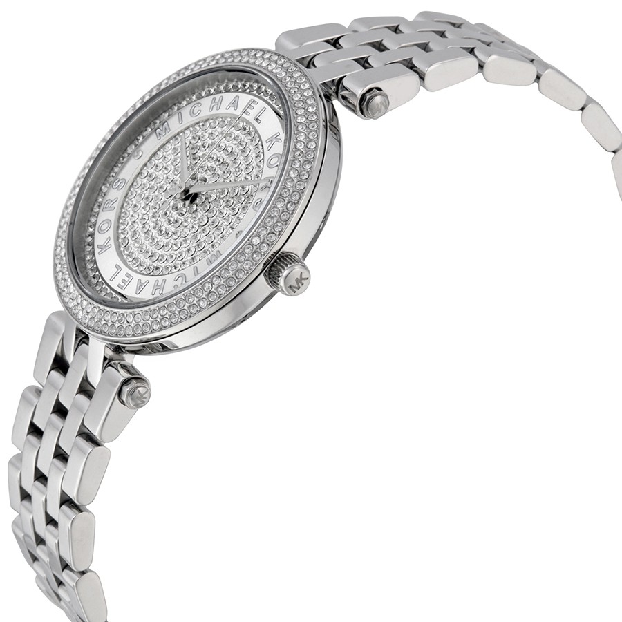 Đồng Hồ Nữ Michael Kors MK3476  - Nền Mặt Số Đính Viền Tên Thương Hiệu