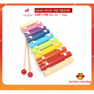 Đồ Chơi Đàn Khung Gỗ Xylophone 8 Thanh Cho Bé Làm Quen Với Âm Nhạc