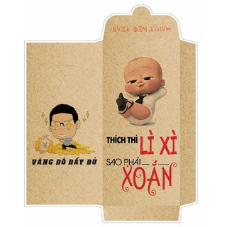 Bao lì xì đón tết 2017 Cam Trang