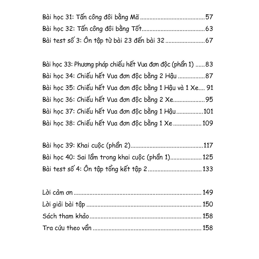 Sách - Từng bước chinh phục thế giới cờ vua - Tập 2 - Bài tập thực hành