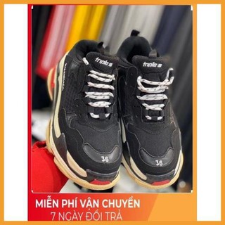 ( Siêu giảm giá+ hàng không lỗi chữ) giày 3 S phân tầng đủ phụ kiện