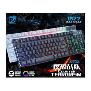 Bàn phím r8 giả cơ 1822 màu đen