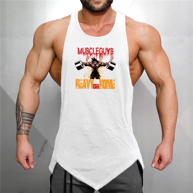 Men Tank Top Mens Bodybuilding Stringers Tank Tops Singlet Brand Clothing Sleeveless Shirt Breathable Fitness Sweat Undershirt