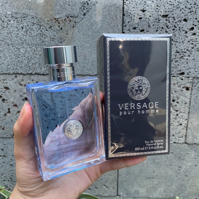 NƯỚC HOA VERSACE POUR HOMME EDT MÀU XANH CHO NAM NƯỚC HOA NAM NỮ VERSACE XANH NUOC HOA POUR HOMME XANH