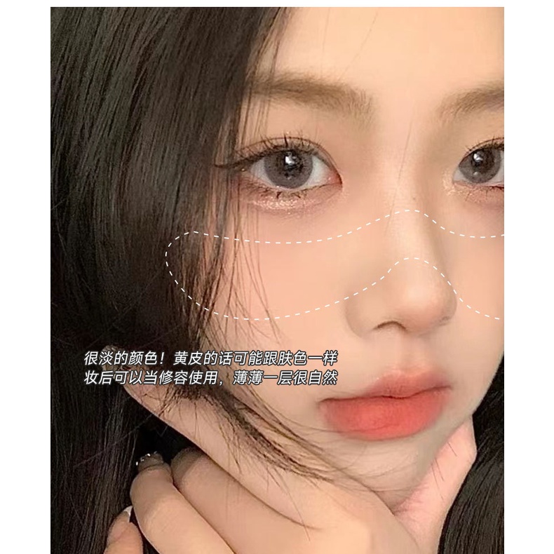 Kakashow Bảng Phấn Má Hồng Màu Hồng Sáng Tự Nhiên Lâu Trôi