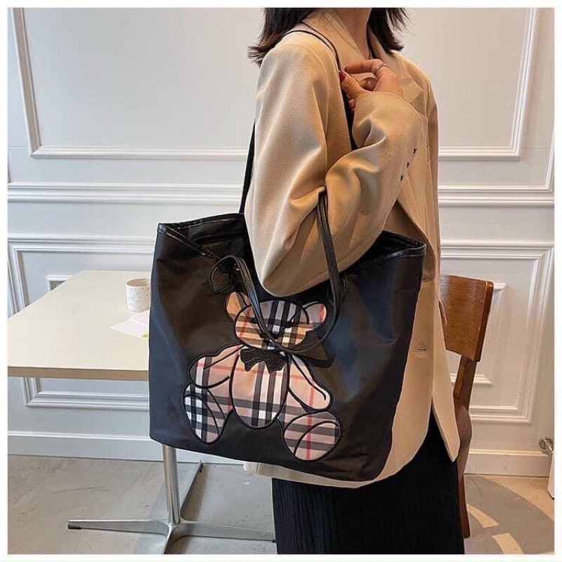 Túi Tote Đeo Vai, Túi Công Sở Nữ Hình Gấu