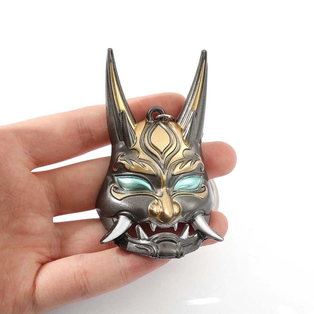 LANFY Móc Khóa Kim Loại Hình Genshin Va Chạm Game Genshin Cá Tính Sáng Tạo