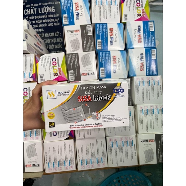 [ LOẠI TỐT] KHẨU TRANG THƯỜNG 4 LỚP CÓ MÀNG LỌC BỤI HỘP 50 CÁI