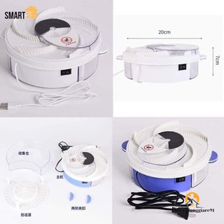 Máy Bắt Ruồi Tự Động Thông Minh ❤️FREESHIP❤️ Máy Bắt Ruồi Chạy Điện Không Dùng Hóa Chất