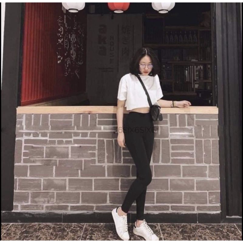 Quần legging nữ GU SlimFit cao cấp chất thun mềm nhẹ co giãn tốt nâng mông tôn dáng nuột nà QD11