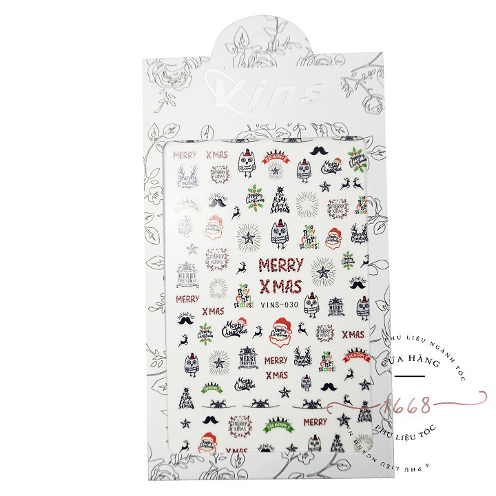 STICKER PHỤ KIỆN LÀM ĐẸP MÓNG