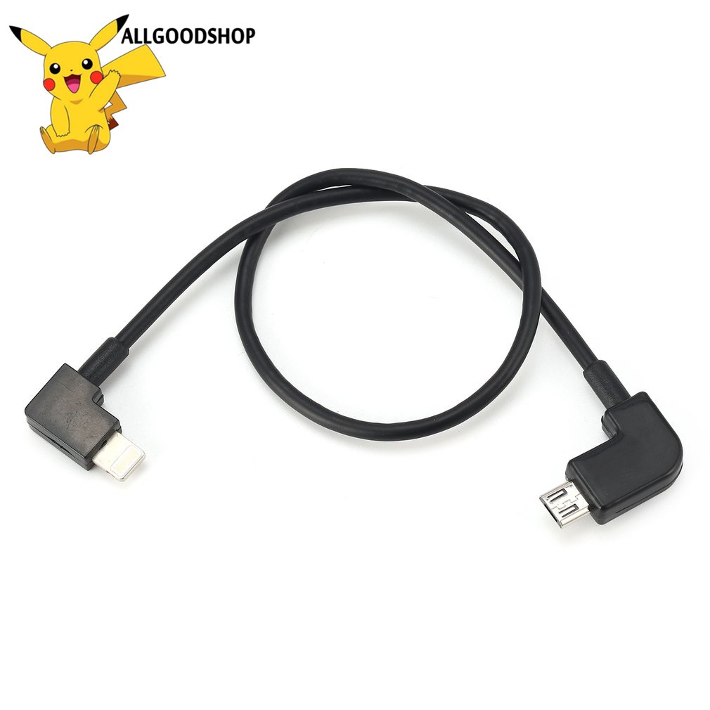 Cáp sạc/truyền dữ liệu cổng micro USB sang cổng lightning kết nối bộ điều khiển DJI Spark Mavic cho iPhone