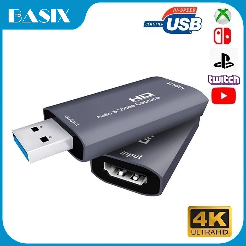 Thẻ Ghi Hình Video 4K HDMI Sang USB Cho Switch PS4 XBOX One