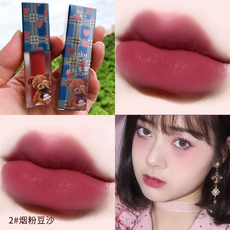 Son Môi Nhung Lì Dưỡng Ẩm Gấu Teddy